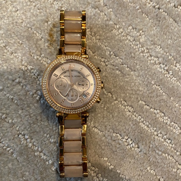 MICHAEL Michael Kors Gold and Silver Women\'s Watch main image 6